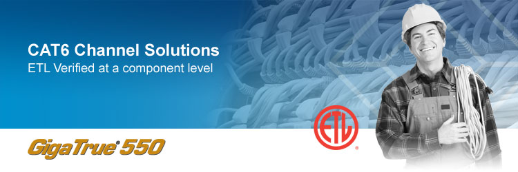 CAT6 ETL Verified structured cabling channel solutions